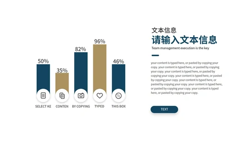 蓝灰色简约风总结汇报PPT模板