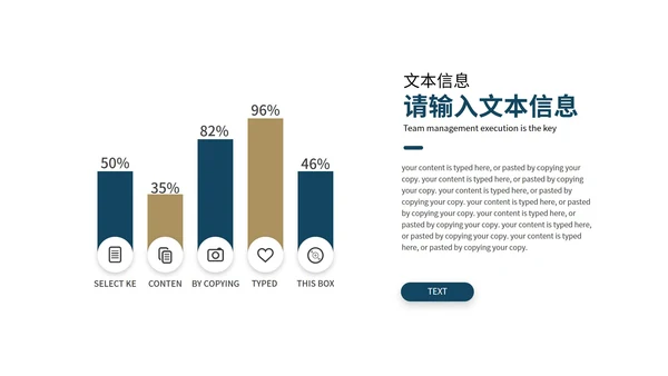 蓝灰色简约风总结汇报PPT模板