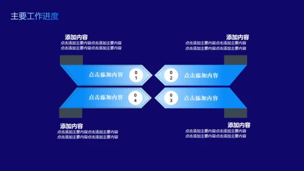 流体泡泡商务年中总结计划通用PPT模板