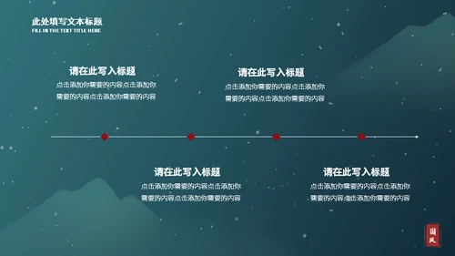 墨绿色典雅国风工作总结汇报通用PPT模板