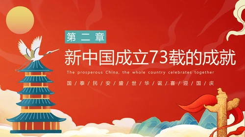 盛世中华喜迎国庆节商业活动PPT模板