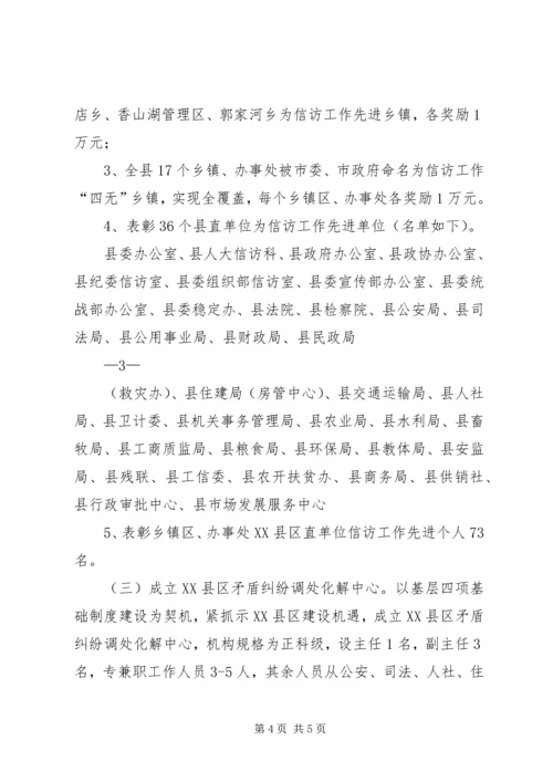 人大常委会信访情况工作汇报.docx