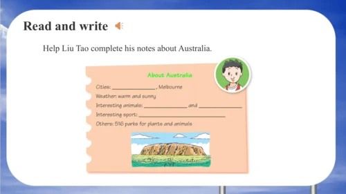 Unit 6 An interesting country Story time & Grammar