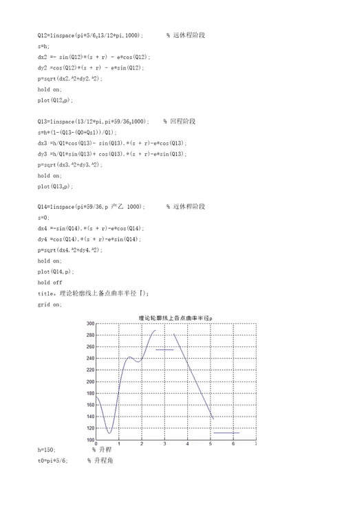 机械原理凸轮机构设计