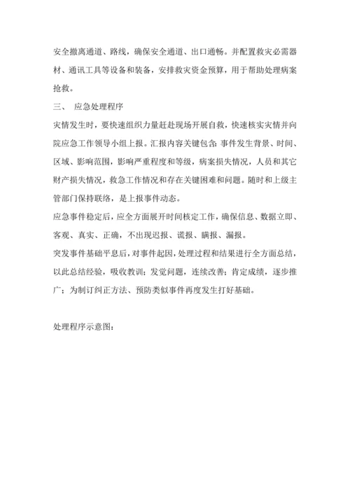 病案管理应急专题预案.docx