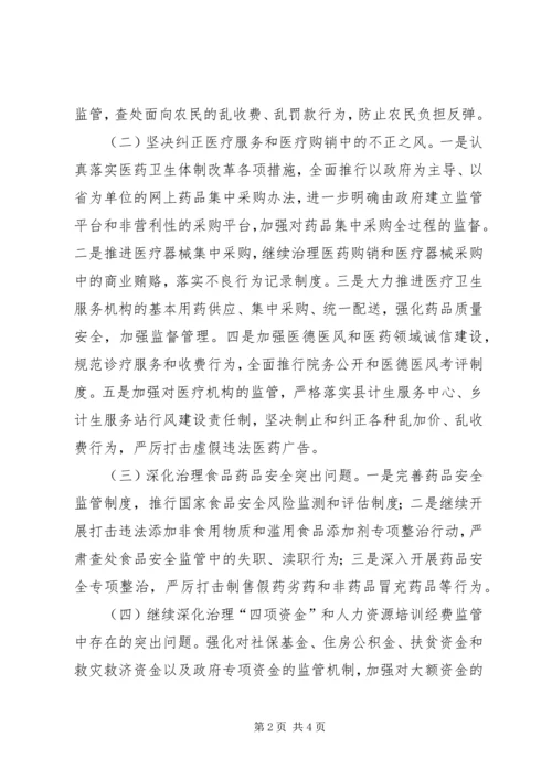 人口和计划生育局纠风工作实施意见.docx