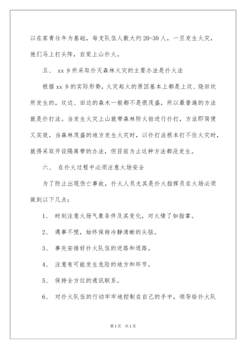 2022关于森林防火应急预案范文（精选5篇）.docx