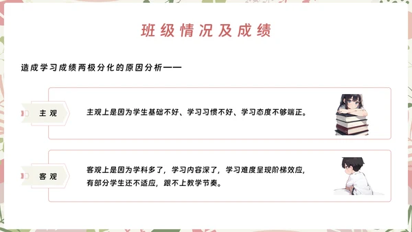 初中期中期末家长会ppt
