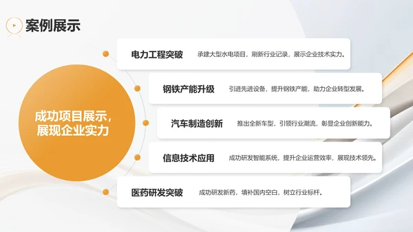 灰色简约风通用行业企业宣传PPT模板