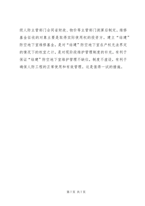 人防办工程产权调研报告.docx