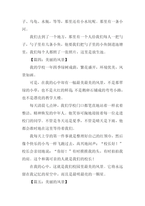 美丽的风景作文300字.docx