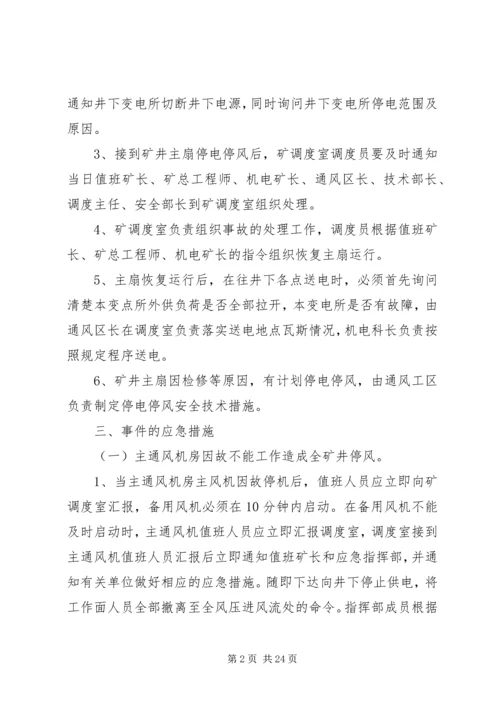 无计划停风停电应急措施.docx