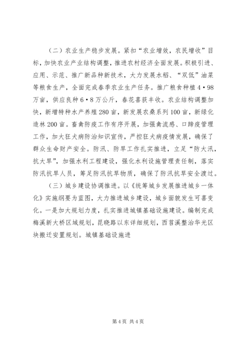 创新破难促发展,干在实处争前列,为全面完成全年目标任务而努力奋斗.docx