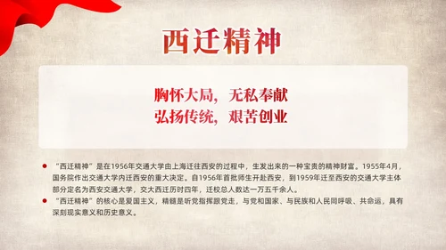 红色党建党课中国精神谱系教育课件PPT