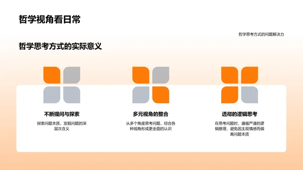 哲学课题开题答辩PPT模板