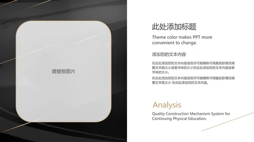 黑金轻奢风商业计划书PPT模板