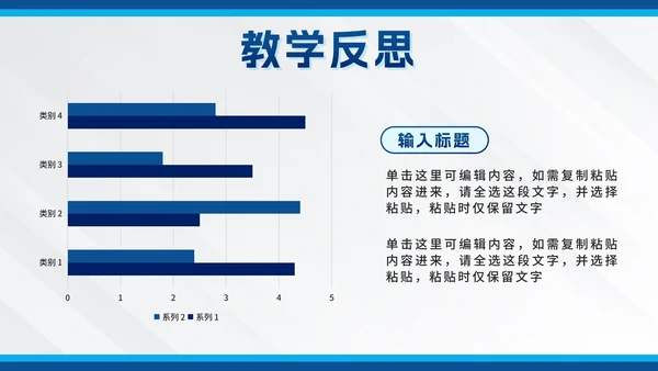 蓝色简约风信息化教学设计PPT模板