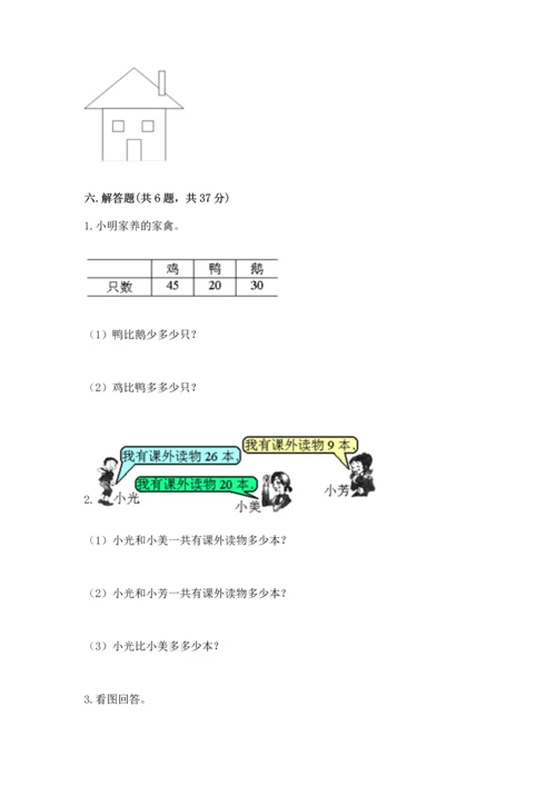 人教版一年级下册数学期末测试卷及一套完整答案.docx