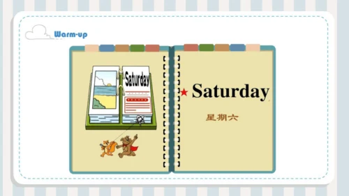 人教新起点小学英语二年级下册 Unit6 My Week Story Time
