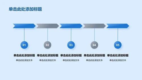 蓝色简约不忘初心培训课件PPT模板