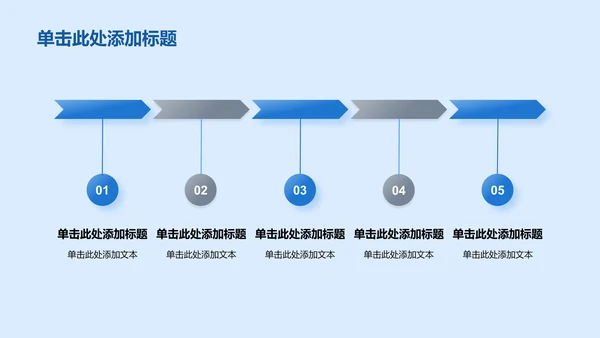 蓝色简约不忘初心培训课件PPT模板