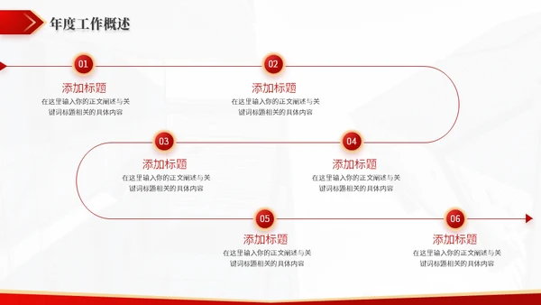 梦想启航再创辉煌红金商务风年终总结通用PPT模板