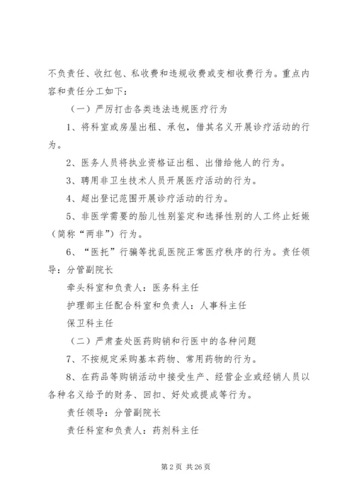 集中整治各类违法违规行为的实施方案.docx