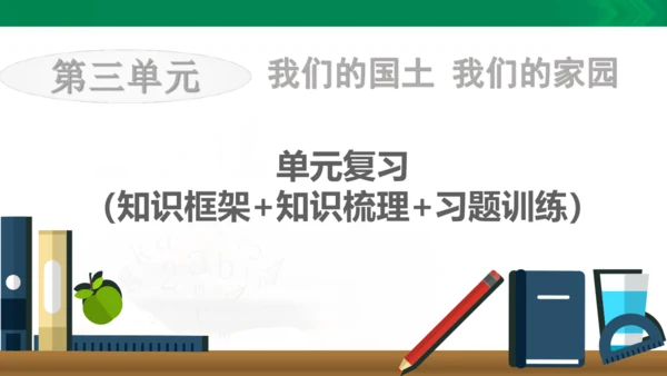 【期末复习】统编版道德与法治5年级上册第3单元我们的国土我们的家园复习课件