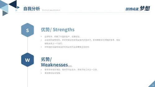 大气稳重蓝色简约博士入学复试汇报个人介绍答辩ppt模板博士复试