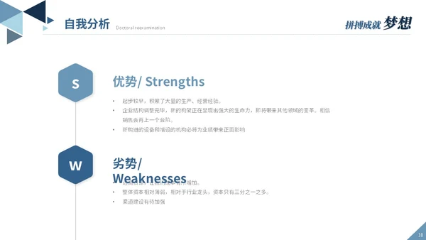 大气稳重蓝色简约博士入学复试汇报个人介绍答辩ppt模板博士复试