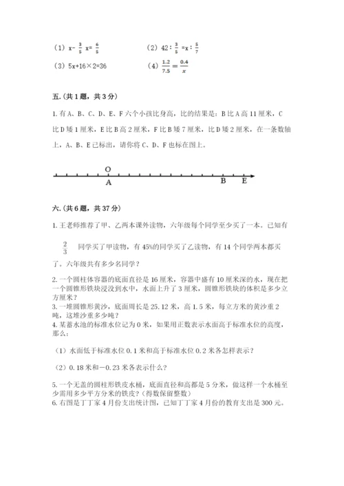 海南省【小升初】2023年小升初数学试卷精品附答案.docx