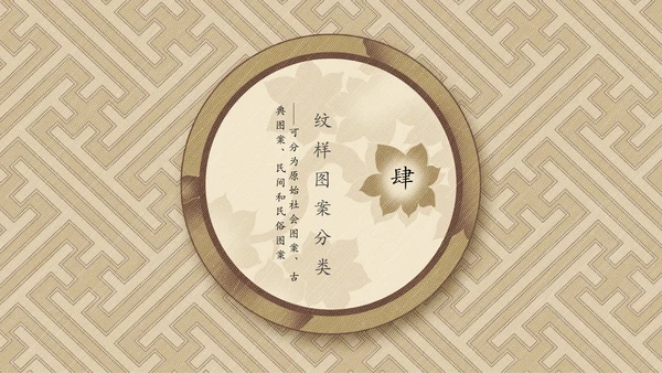 中国传统纹样宣传介绍通用PPT模板