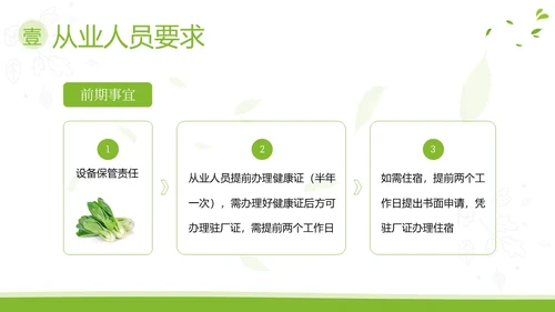 企业食品从业人员培训食品安全教育PPT课件员工培训