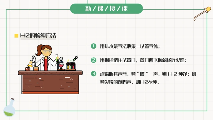初中化学课水的组成教学课件通用PPT模板