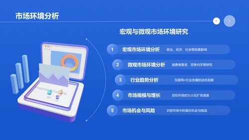 蓝色商务风大学生互联网+创新创业项目计划书PPT模板