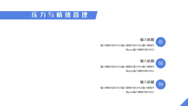 职业培训压力与情绪管理通用PPT模板