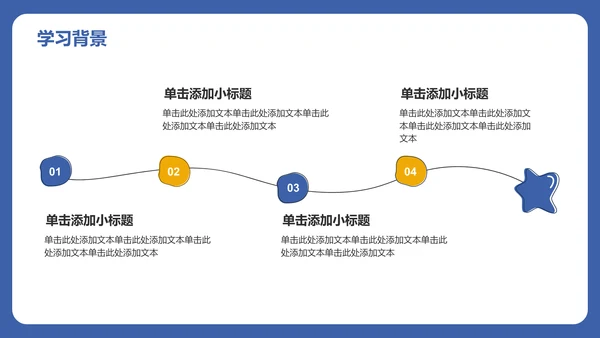 蓝色插画风中小学生班委竞选——自我介绍PPT模板