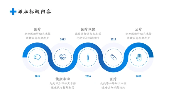 2023简约医疗医护卫生健康工作总结PPT模板