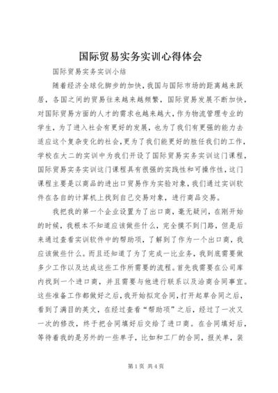 国际贸易实务实训心得体会 (4).docx