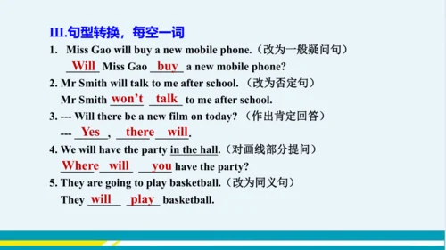 Module 4 Unit 3 教学课件-外语教研版中学英语七年级下