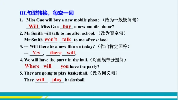 Module 4 Unit 3 教学课件-外语教研版中学英语七年级下