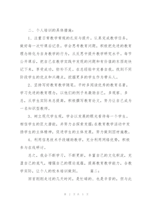 教师校本培训总结范本.docx