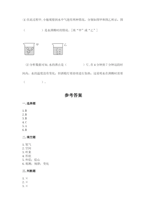 教科版三年级上册科学期末测试卷精品【网校专用】.docx