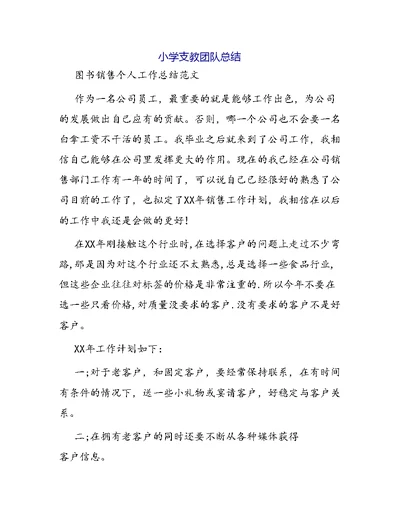 小学支教团队总结