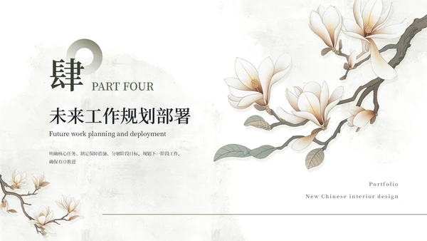 黄绿色新中式工作总结通用PPT模板