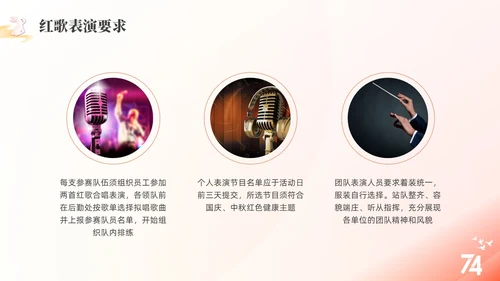 红色简约渐变弥散风国庆活动PPT国庆节