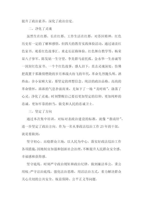 政治轮训心得体会公安范文八篇.docx