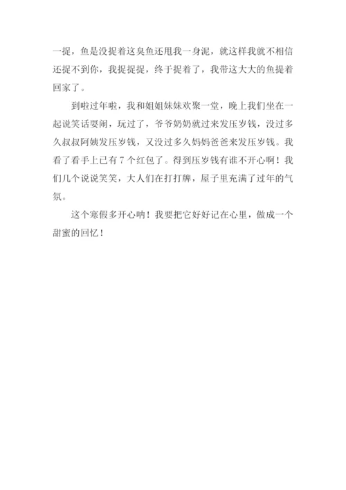 寒假生活作文500字.docx