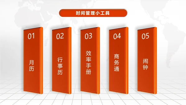 时间管理技巧PPT模板企业培训人力资源