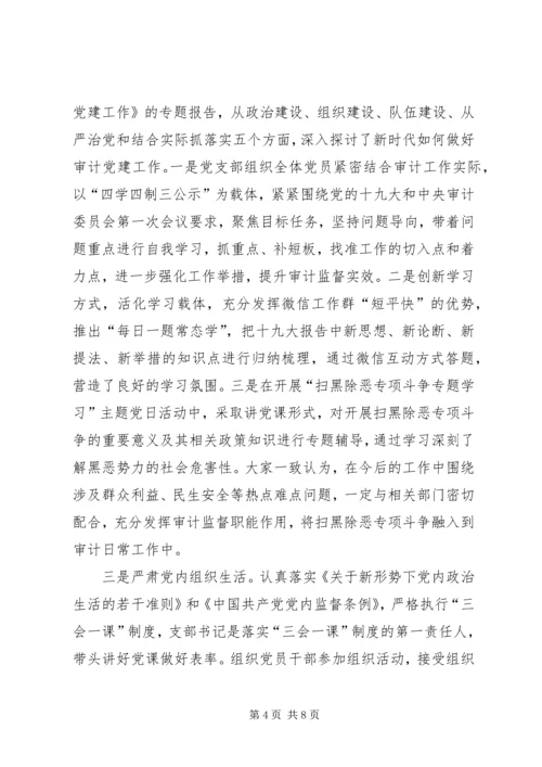 审计局党组专题调研报告 (2).docx